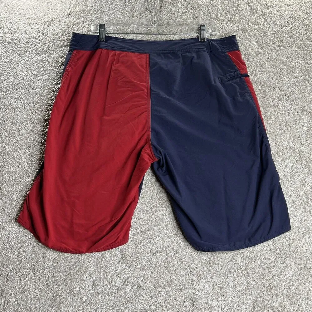 Patagonia Minimalist Wavefarer Board Shorts Men's‎ 34 Blue Red
